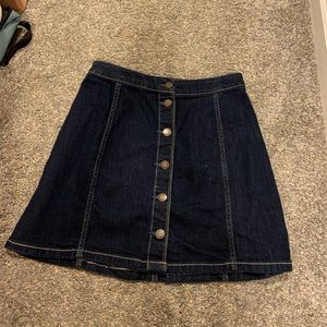 Hollister Mini Jean Skirt